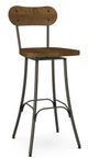 Amisco Customizable Bean Swivel Bar Stool-0