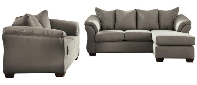 Signature Design by Ashley® Darcy 2-Piece Cobblestone Living Room Seating Set-0