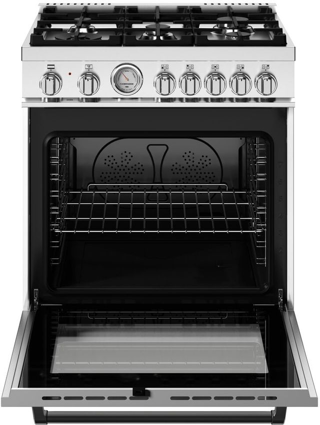 Bertazzoni Master Series 30" Bianco Matt Pro Style Dual Fuel Range-1