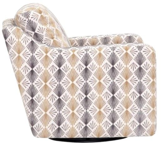 Franklin™ Springer Anemone Mineral Swivel Accent Chair-2