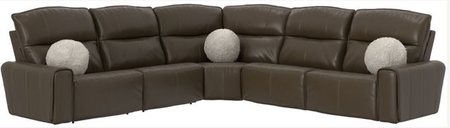 Catnapper Tramonti 5-Piece Chocolate Power Reclining Sectional-0