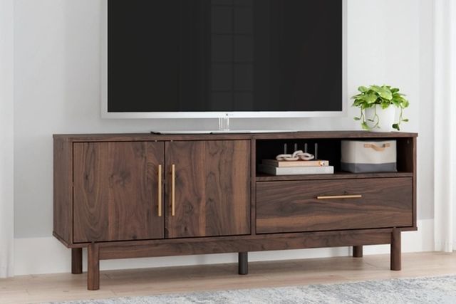 Signature Design by Ashley® Calverson Mocha 59" TV Stand-1