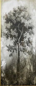 Stylecraft Tree In The Gloom I Black/Gray Wall Art-1