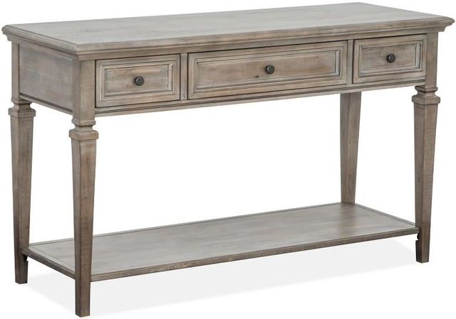 Magnussen Home® Lancaster Dovetail Grey Rectangular Sofa Table