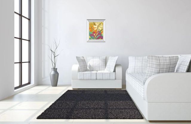 Classy Art Lily of the Valley by Cary Phillips Mirror Framed Wall Art-2