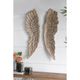 A & B Home 2-Piece Beige Angel Wings Wall Art Set-4