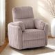 Furniture of America® Belper Taupe Power Glider Recliner with Swivel-1
