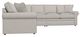 La-Z-Boy® Collins 5-Piece Almond Sectional-1