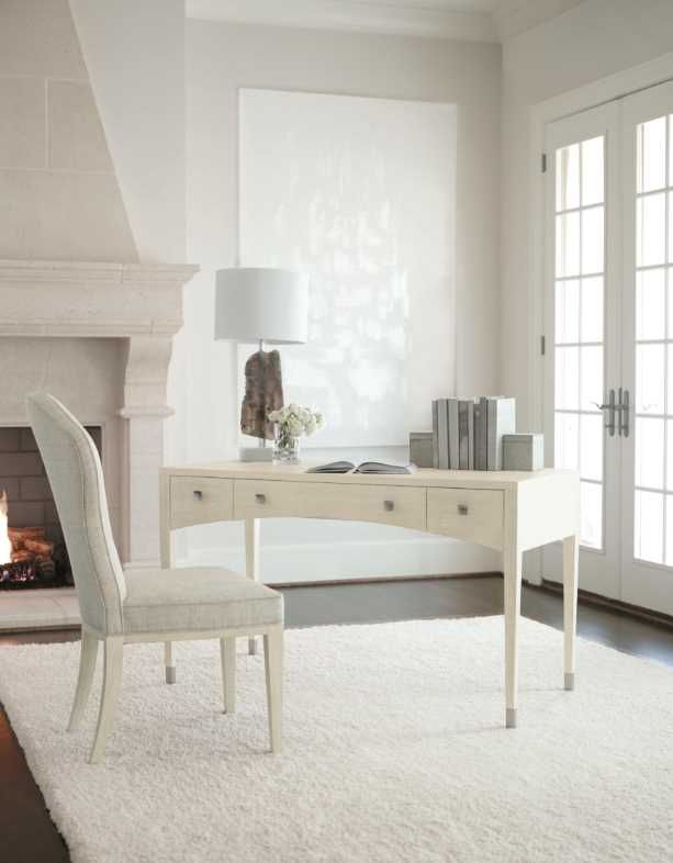 Bernhardt East Hampton Cerused Linen Desk-1