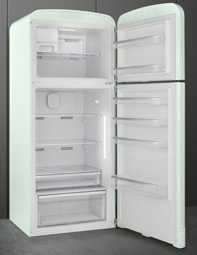 Smeg 50's Retro Style 31 in. 19.3 Cu. Ft. Pastel Green Top Freezer Refrigerator-2