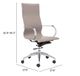 Zuo® Glider Taupe High Back Office Chair-4