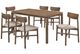 Coaster® Parkridge 7-Piece Natural Walnut Dining Set-0