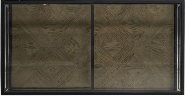 Liberty Furniture Bedford 3-Piece Black/Clear/Weathered Oak Occasional Table Set-3