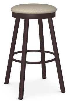 Amisco Customizable Connor Upholstered Swivel Bar Stool-0