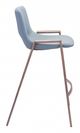 Zuo® Desi Gray Set of 2 Counter Chairs-2