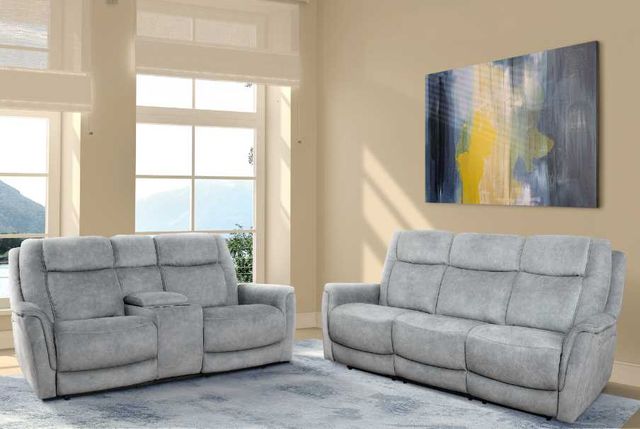 Parker House® Linus Hudson Gray Power Zero Gravity Recliner-1