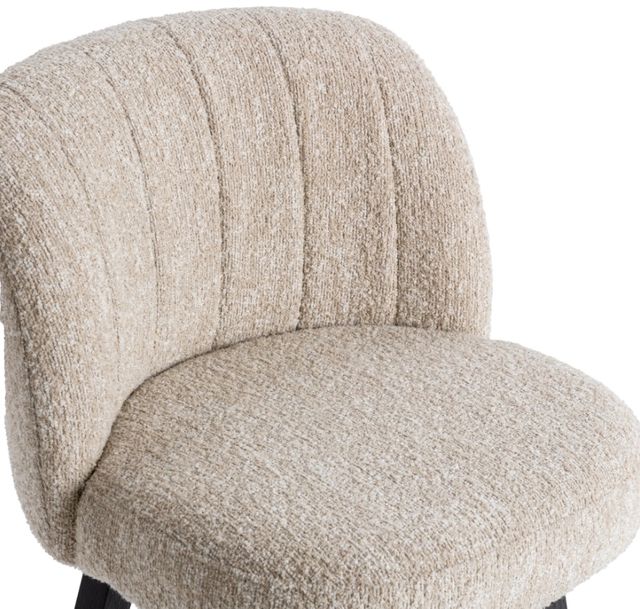 Classic Home Della Sandy Cream Swivel Counter Stool-4