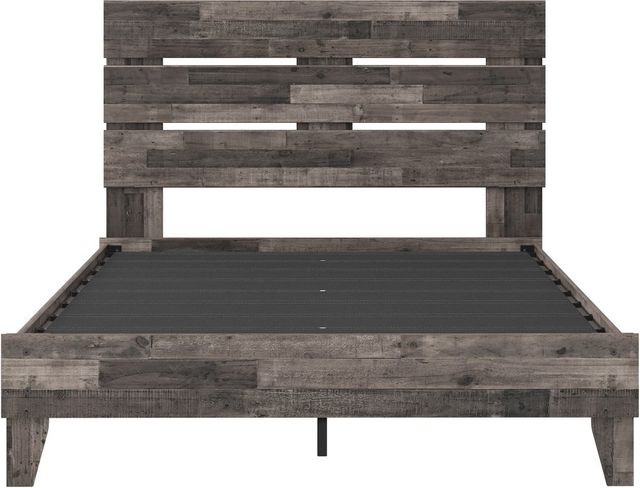 Signature Design by Ashley® Neilsville Multi-Gray Queen Panel Headboard-4