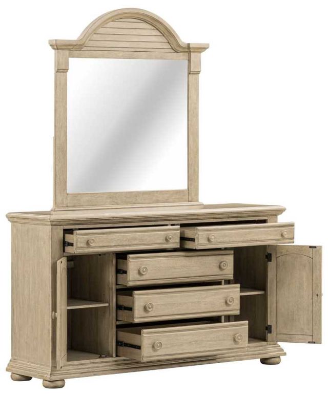 Liberty Furniture Summer House Sand Dune Dresser and Mirror-4