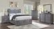 Furniture of America® Regulus 4-Piece Gray Queen Bedroom Set-0