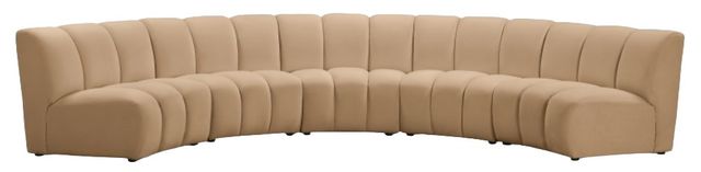 Meridian Furniture Infinity 5-Piece Camel Modular Sectional-1
