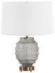 Uttermost® Acosta Antiqued Brass/White Table Lamp-0