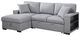 Homelegance® Pompano Gray Left-Arm Facing Sectional and Chaise-0