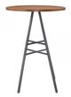 American Woodcrafters Filmore Golden Oak Pub Table with Slate Grey Base-1