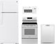 GE® 4 Piece White Electric Kitchen Package-0