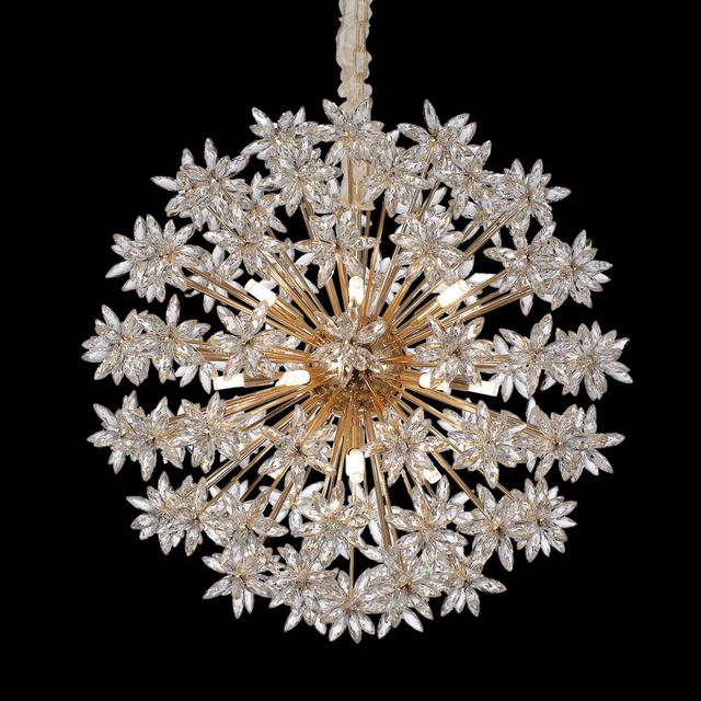 Michael Amini® Bouquet Gold 18-Light Round Chandelier-4