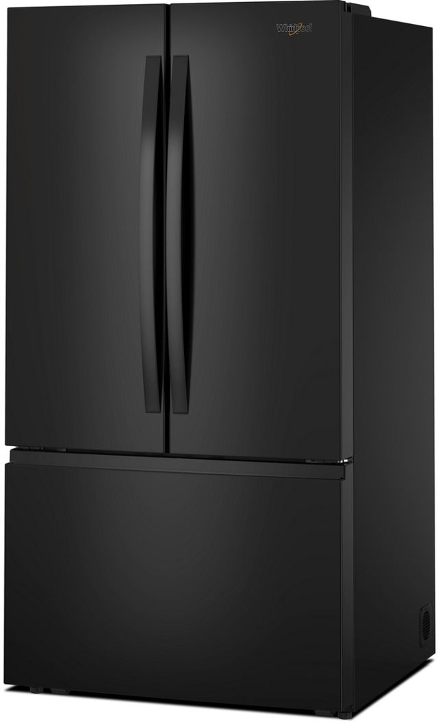 Whirlpool® 36" 30.5 Cu. Ft. Black French Door Refrigerator with Internal Water Dispenser-3