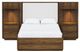 Bernards Westfield Walnut Queen Upholstered Wall Bed-1