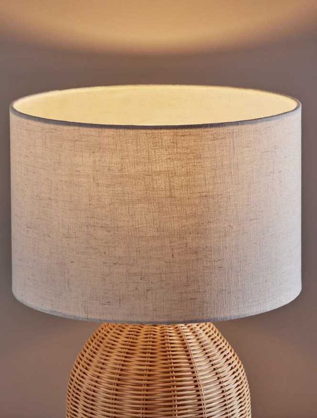Adesso® Bali Light Rattan Table Lamp-2