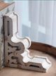 A & B Home White 10" Kawan Bookends-2