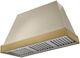 AGA Euclid 48" Fawn Wall Mounted Range Hood with Antique Brass Trim-0