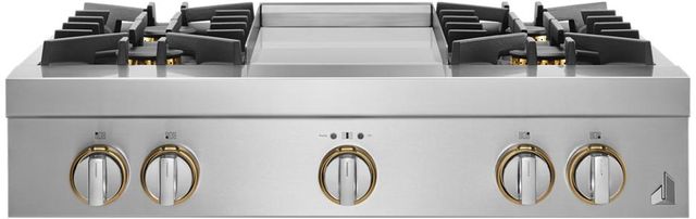 JennAir® RISE™ 36" Stainless Steel Natural Gas Rangetop