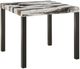 Crown Mark Vega Brown Counter Dining Table with Black Legs-0