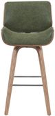 Armen Living Tyler Vintage Green/White Wash Barstool-3