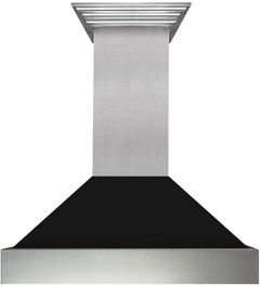 ZLINE 48" Matte Black Outdoor Wall Mounted Range Hood 