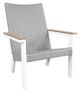 CabanaCoast® Customizable Stellan Aluminum/Natural Fiber Outdoor Adirondack Chair-3