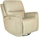 Flexsteel® Henry Beige Power Swivel Gliding Recliner-0