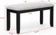 Crown Mark Lester 6-Piece Black/Gray Dining Set-4