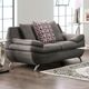 Furniture of America® Sarnen Dark Gray Loveseat-0