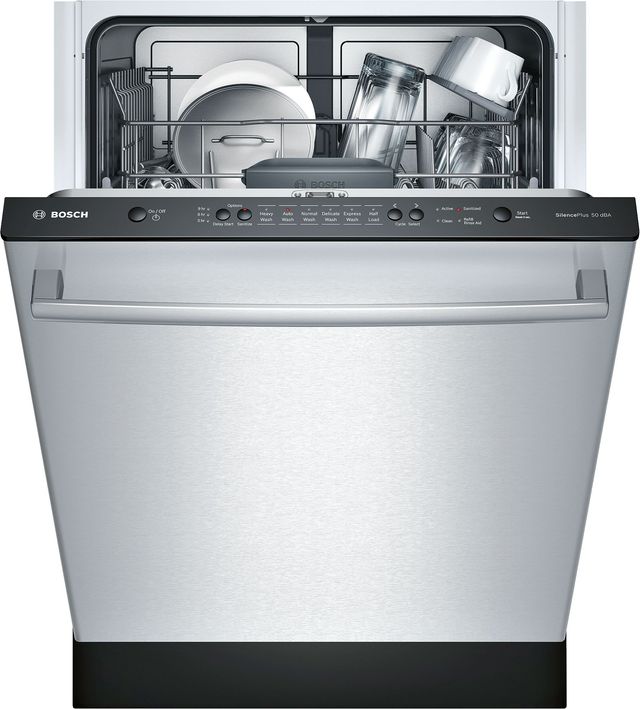 Bosch® Ascenta® Series 24" Stainless Steel Built In Dishwasher-2
