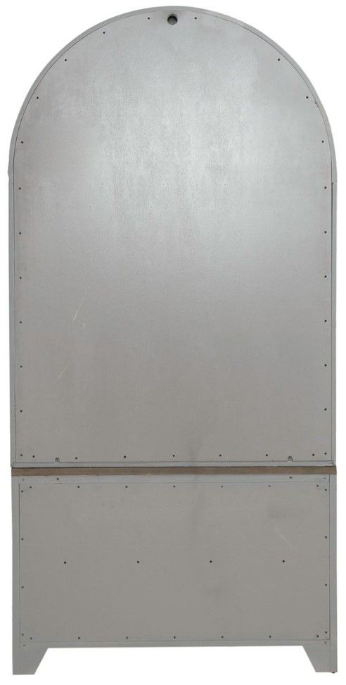 Liberty Furniture River Place Riverstone Gray/Tobacco Curio Cabinet-4