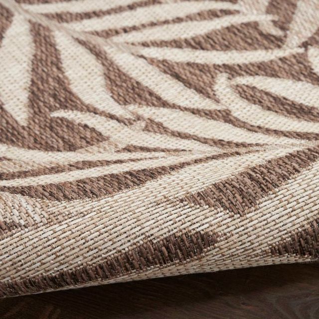 Nourison Home™ Garden Oasis Mocha 5'x7' Style 2 Area Rug-4