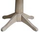 John Thomas Furniture® Dining Essentials Taupe Gray Table Top with Taupe Gray Transitional Pedestal Base-2