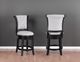 Crown Mark Granville Black/Dove Swivel Pub Stool-1