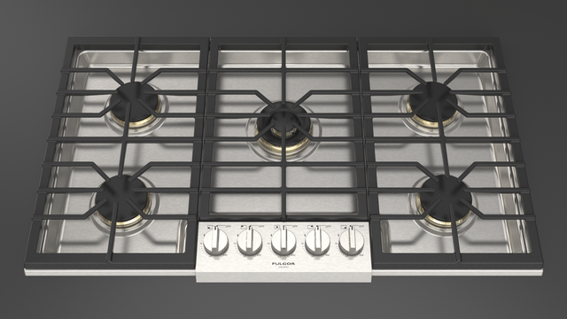 Fulgor Milano Sofia 36" Stainless Steel Professional Gas Cooktop-1