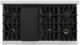 ZLINE Classic Series 48" Stainless Steel Pro Style Dual Fuel Range with Black Matte Door-3